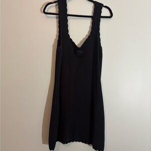 Wild Fable Black Knit Mini Dress Coverup